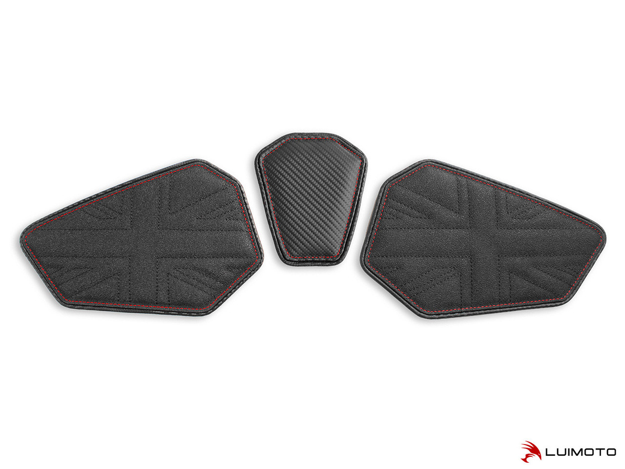 TRIUMPH SPEED TRIPLE 2008-2010 UNION JACK KNEE GRIPS AND TANK PROTECTOR LUIMOTO